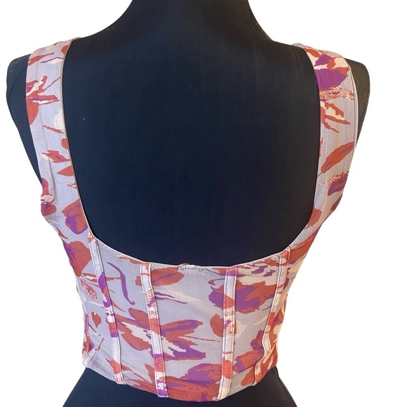Free People Lilac Galaxy Corset Top Only XS - Picture 9 of 12